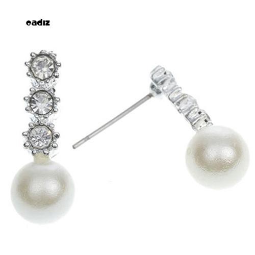 Bông tai cô dâu đính đá/ ngọc trai giả xinh xắn