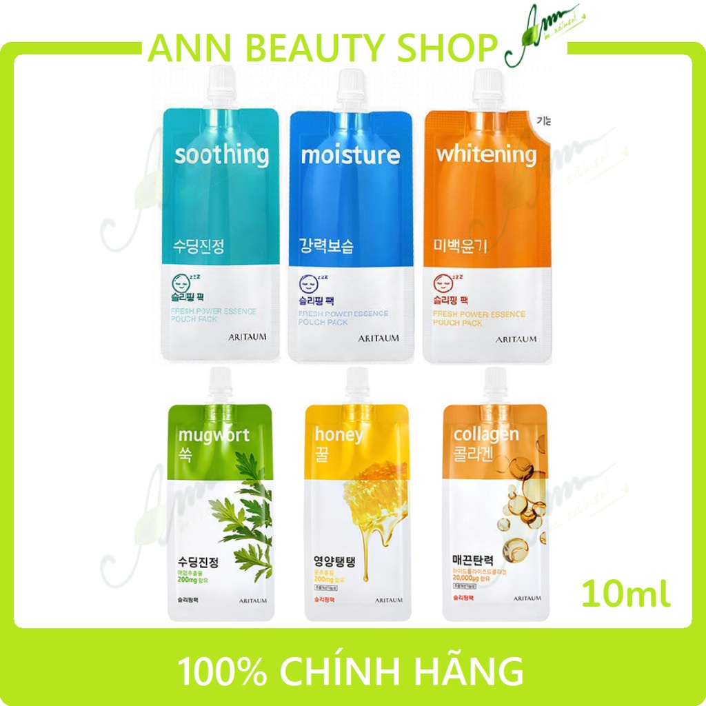 Mặt nạ túi Aritaum Fresh Power Essence Pouch Pack