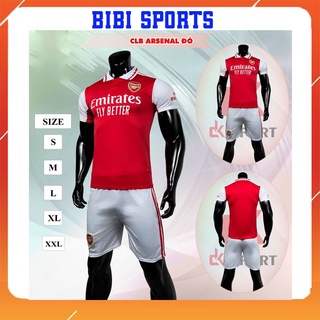 Áo bóng đá banh in tên bộ quần áo đá bóng nam câu lạc bộ CLB Arsenal đội tuyển BIBI SPORT đồ thể thao nam nữ trẻ