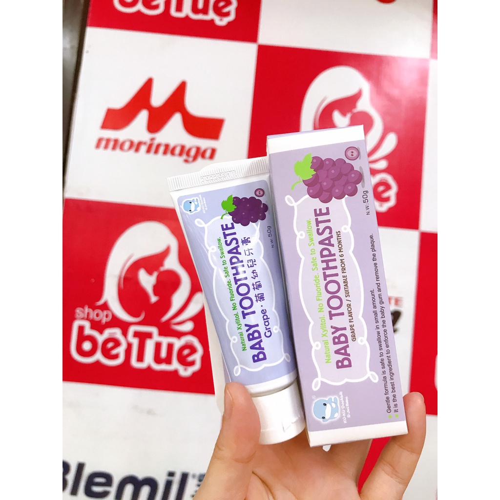 Kem Đánh Răng KUKU Duckbill 50g Cho Bé Từ 6 Tháng Tuổi