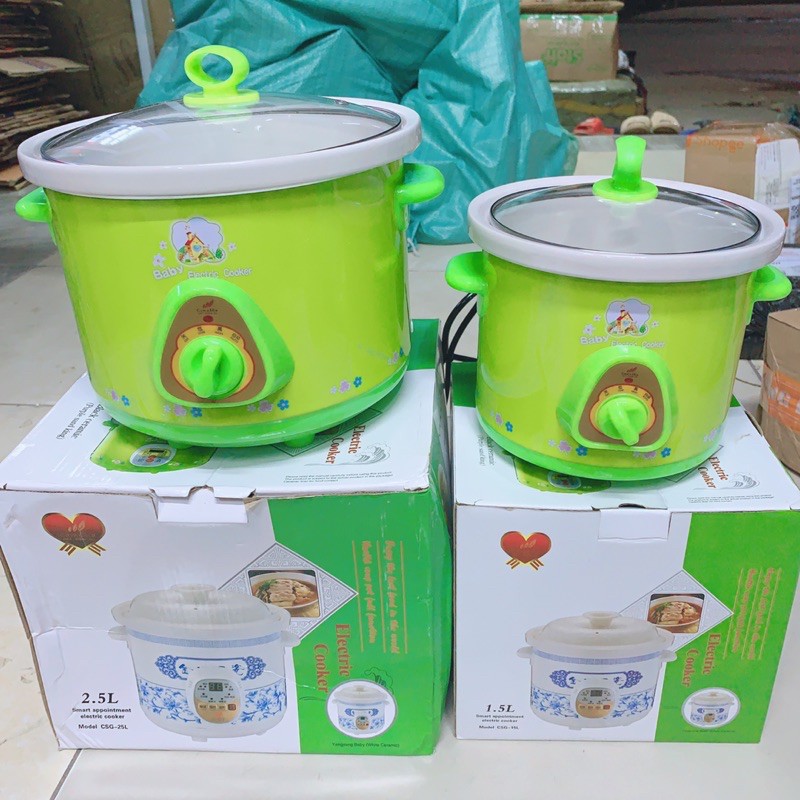 Nồi Kho Cá kho thịt - Nấu Cháo Chậm Đa Năng -2,5Lít