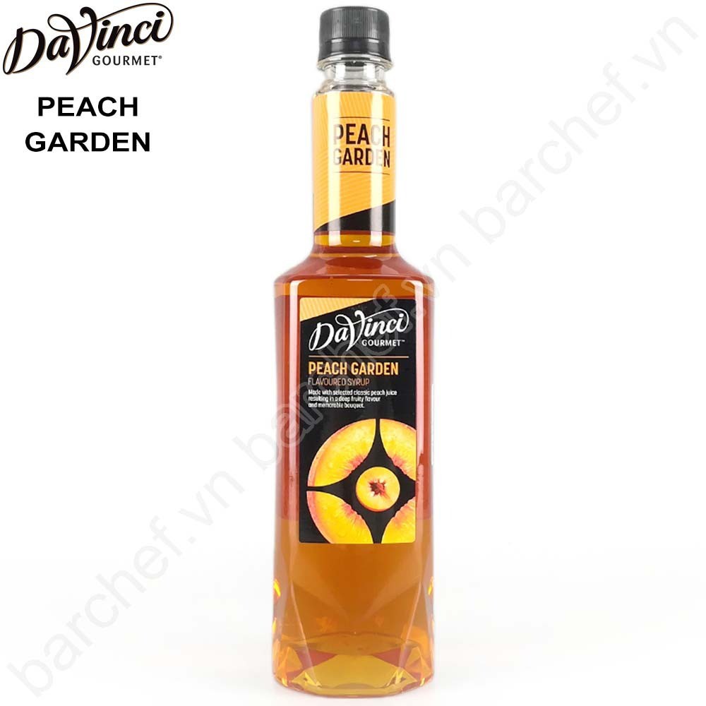 Siro Đào Davinci Gourmet (Peach Garden syrup) - chai 750ml