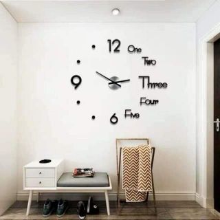 Đồng hồ dán tường 3D