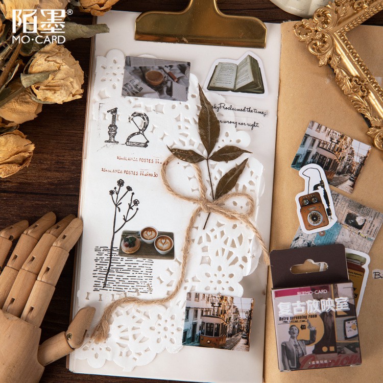 Hộp 46 sticker giấy du lịch SH4605 Gachini