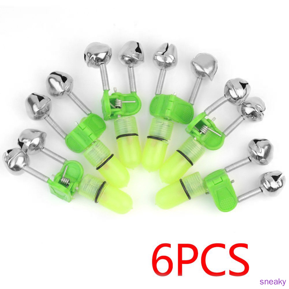 6 Chuông Báo Cá Cắn Câu Có Đèn Led
