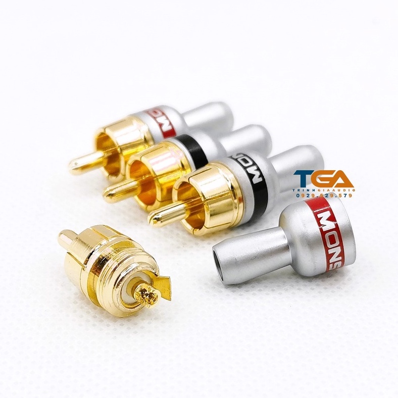 Jack rắc AV - Hoa Sen - RCA Monster xám