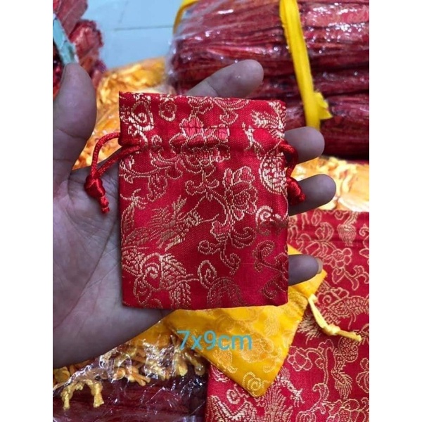 Combo 100 Túi Gấm Đỏ Long Phụng Siêu Kute