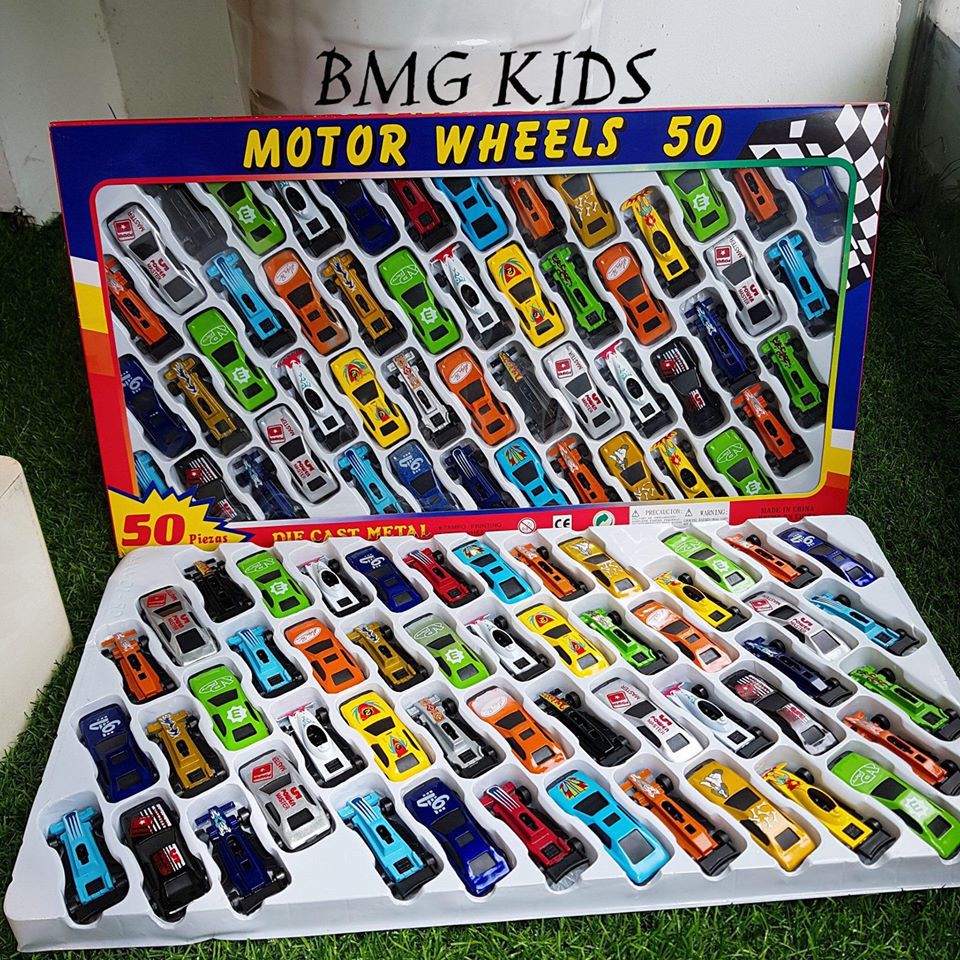 Set 50 ô tô sắt cho bé