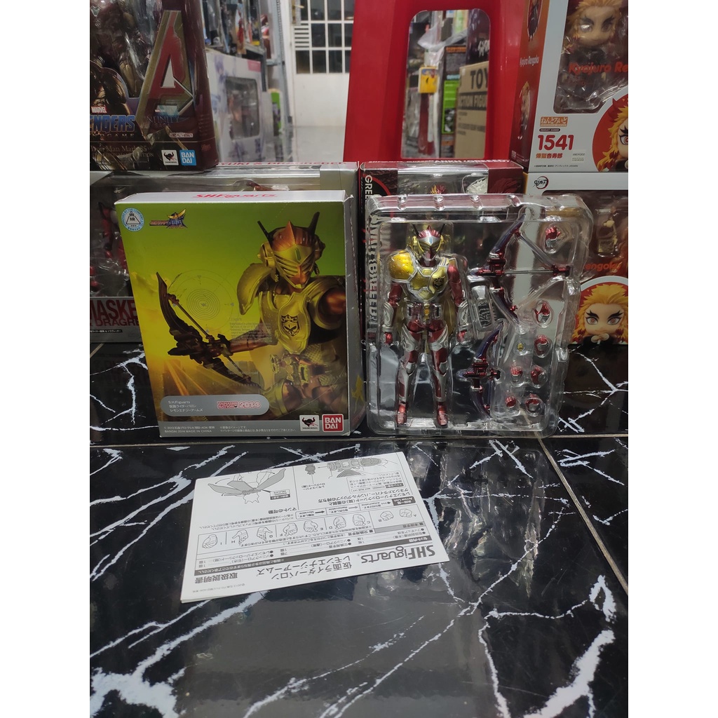 MÔ HÌNH CHÍNH HÃNG  SHF KAMEN RIDER BARON LEMON ENERGY ARMS LIKE NEW