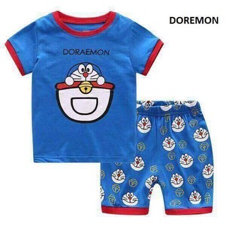 Đồ bộ doremon xanh bé trai bé gái