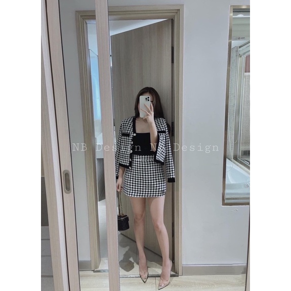 Set dạ 2 lớp sang chảnh.
