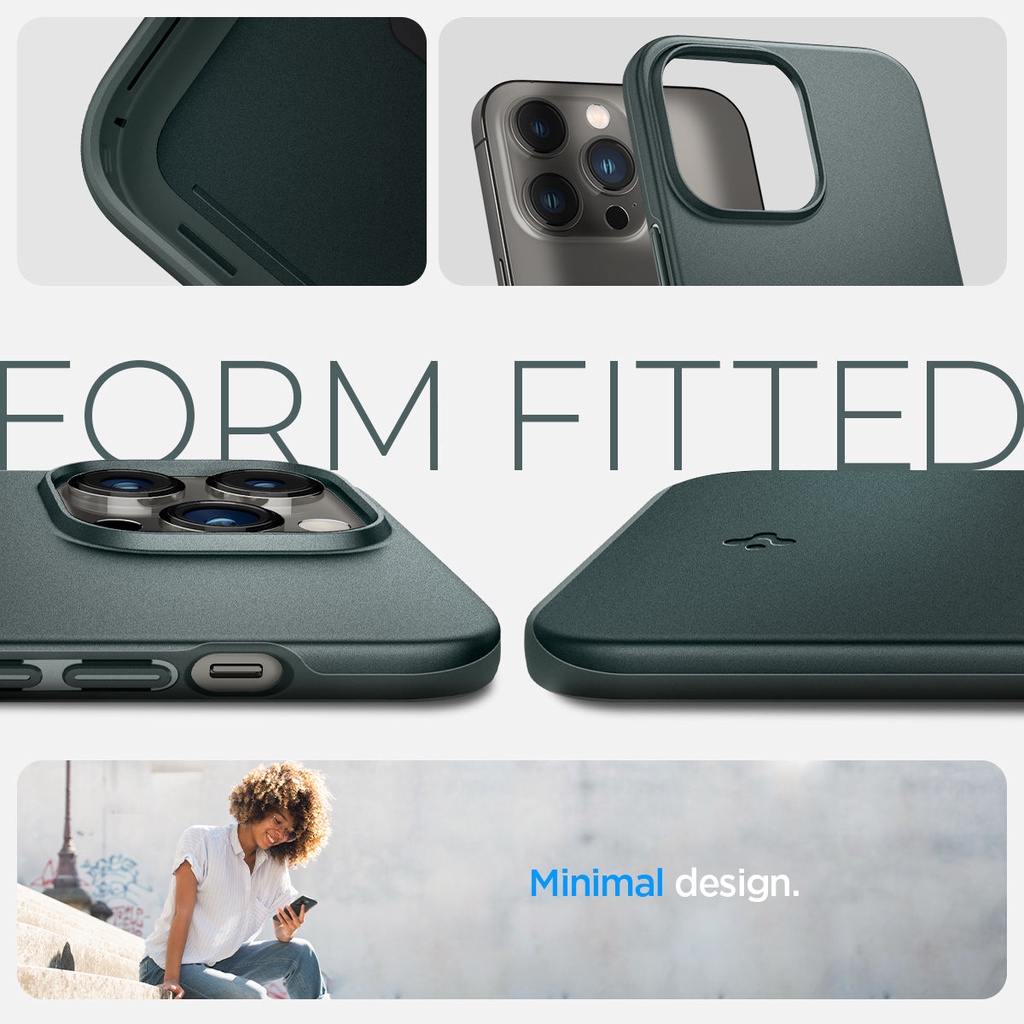 Ốp Lưng dành cho iPhone 14 Pro Max Spigen Thin Fit Case - Hàng Chính Hãng