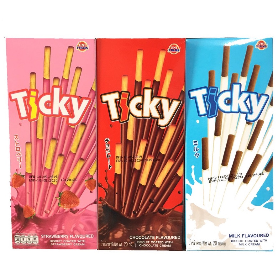 Bánh quy que Ticky 20g siêu ngon_Nhập khẩu Thái Lan