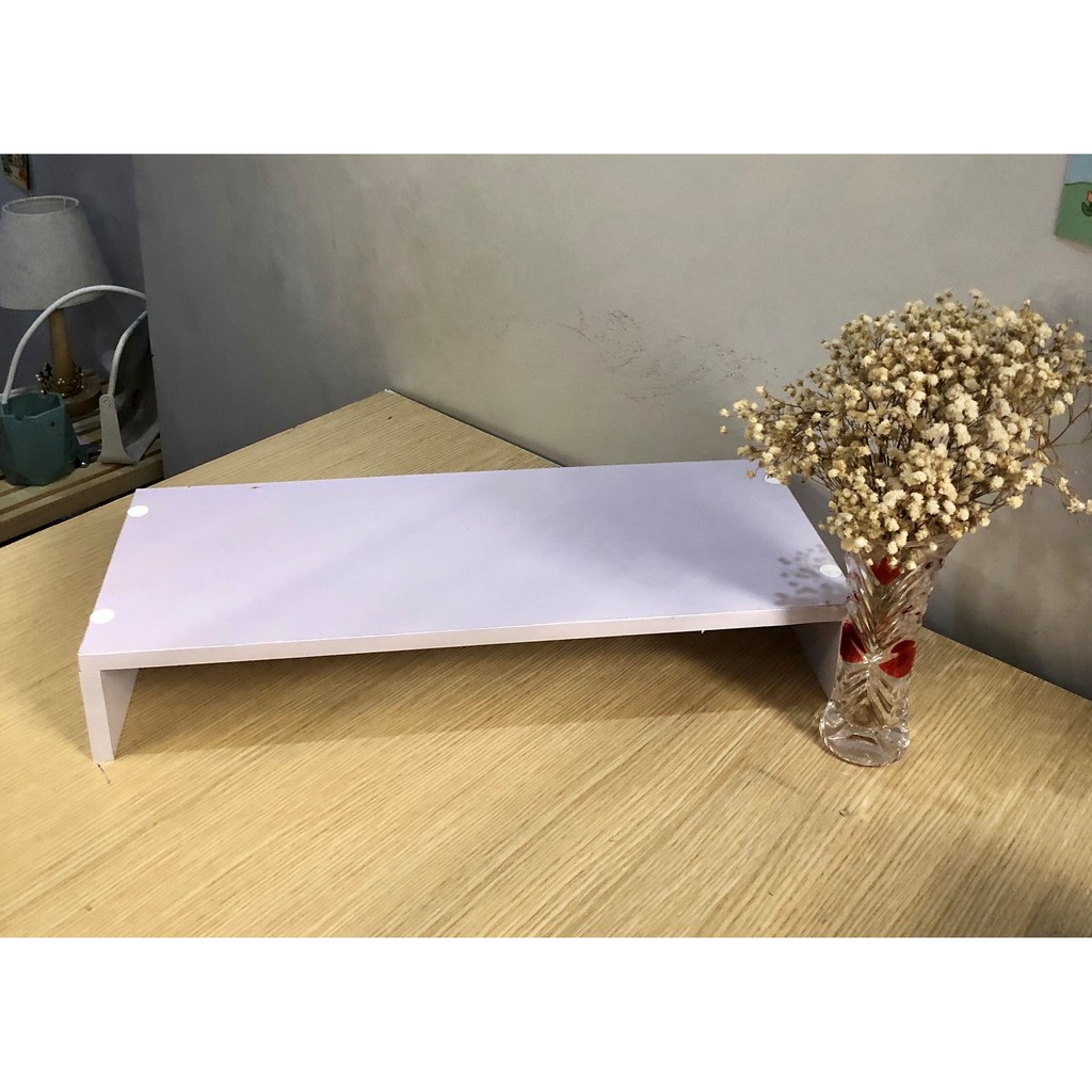 Kệ gỗ decor đặt bàn nâng màn hình máy tính. Kệ gỗ nhiều chức năng để sách vở | BigBuy360 - bigbuy360.vn