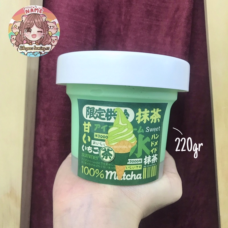 Basic Slime Kem Matcha