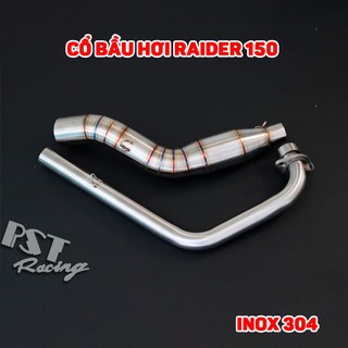 Cổ bầu hơi Raider 150 inox 304 màng lọc tổ ong