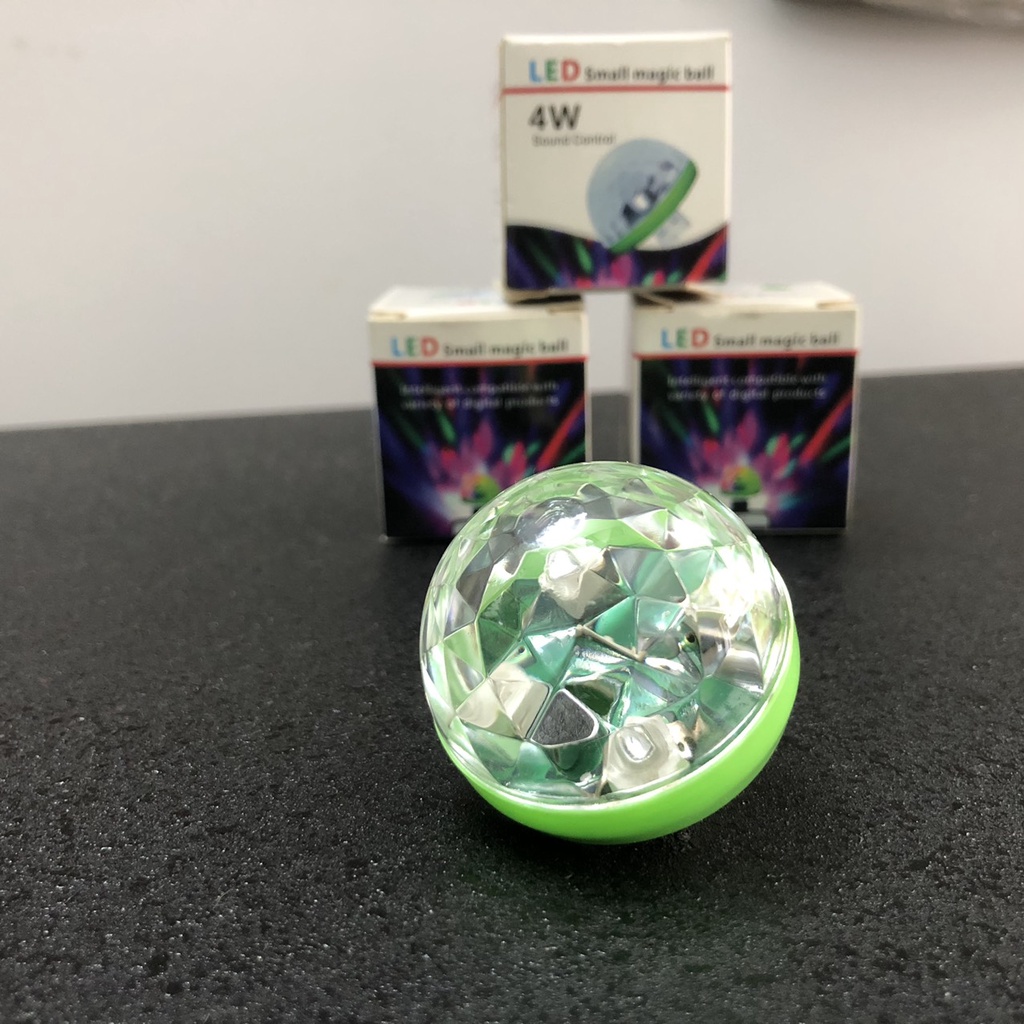 Đèn Cầu Led Usb mini | Đèn Cầu Mini Cho Loa Kéo | Đèn Led Cảm Ứng Theo Nhạc