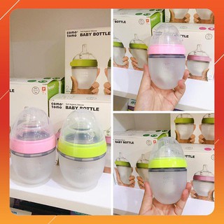 Bình sữa silicone núm ty siêu mềm chính hãng mỹ