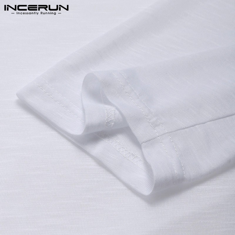 Áo Cardigan INCERUN Vải Mỏng Tay Dài Cổ Chữ V Phối Nút Gài Cho Nam | BigBuy360 - bigbuy360.vn