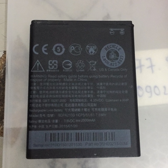 Pin htc desire 310