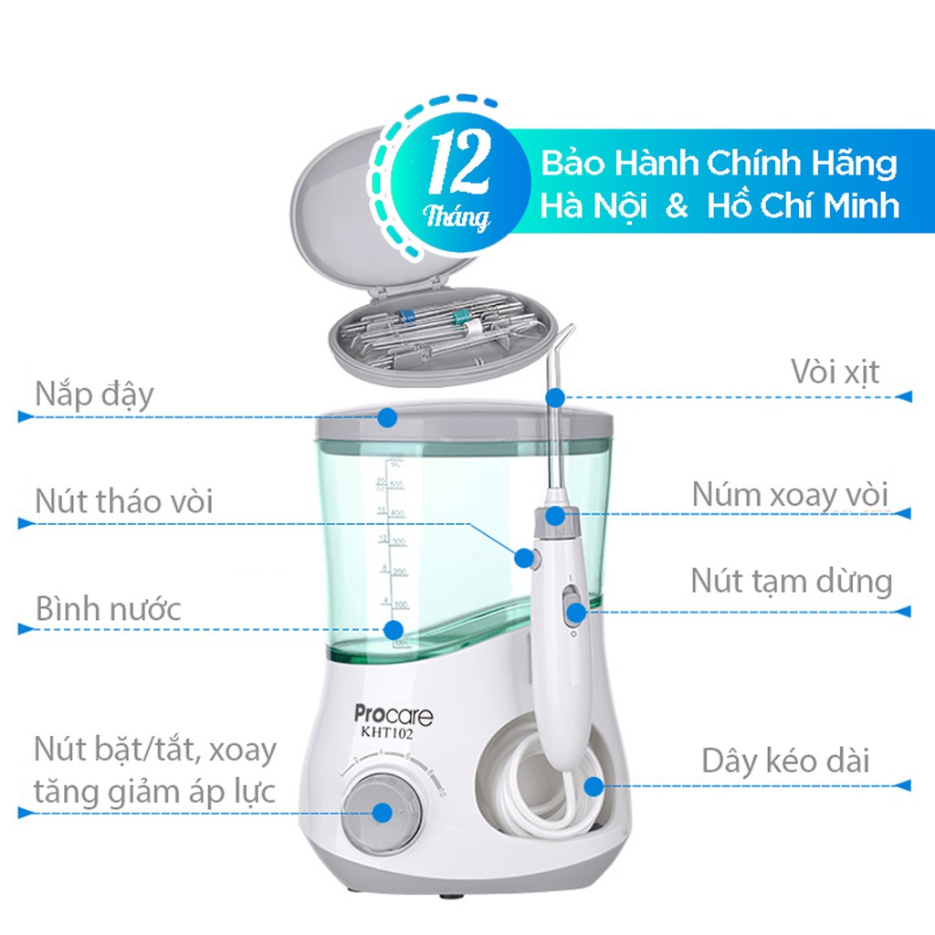 Máy tăm nước Procare KHT102