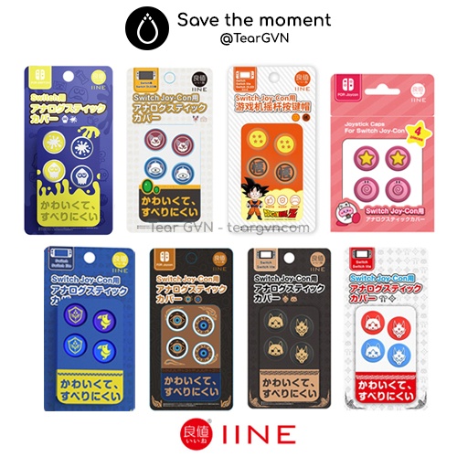 Bọc Analog (IINE) cho Nintendo Switch - Vỉ 2 cặp