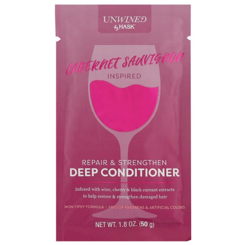 Mặt nạ ủ tóc Unwined by Hask 50g (Cabernet sauvignon và Pinot Grigio)