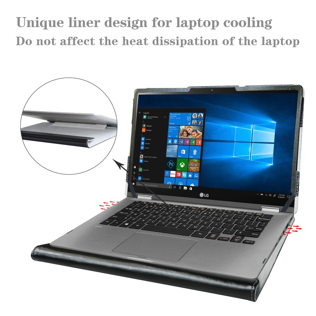 Bảo Vệ Vỏ Bọc Laptop 14 "Lg Gram 14 2 Trong 1 14t990 Series (Note: Not Fit Lg Gram 14 14z970 14z980 14z990 Series)