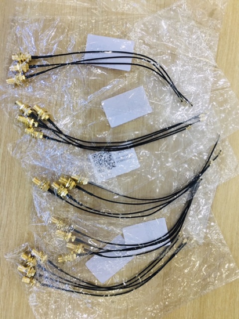 Cáp anten wireless có đầu bắt ốc (kim trong ren ngoài) IPEX3 -> RP-SMA | BigBuy360 - bigbuy360.vn