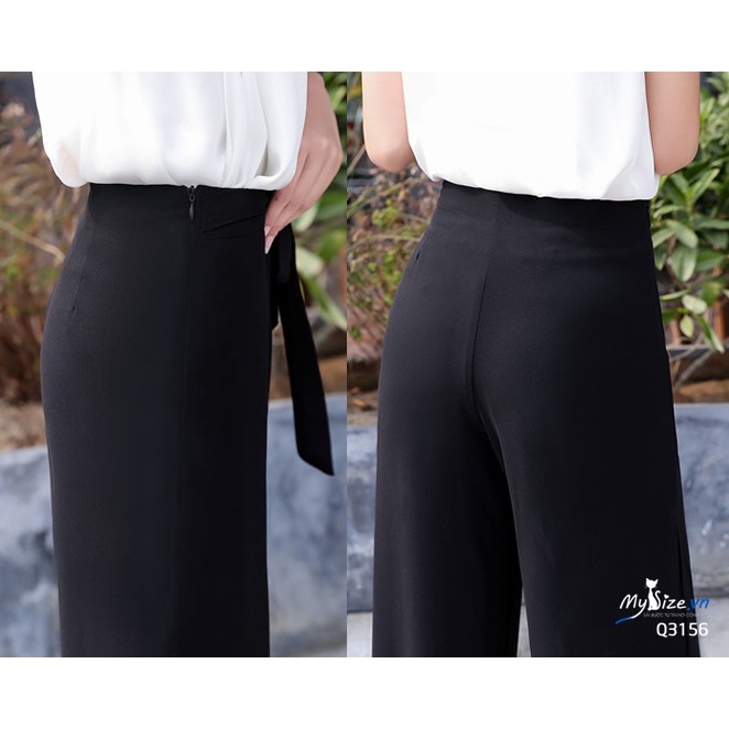 Quần Ống Rộng 2 Lớp Thắt Nơ - Mã Số Q3156