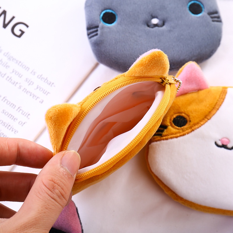 Ví mini lông nhung đựng phụ kiện nhỏ nhiều mẫu dễ thương cute TooYoo TY0144