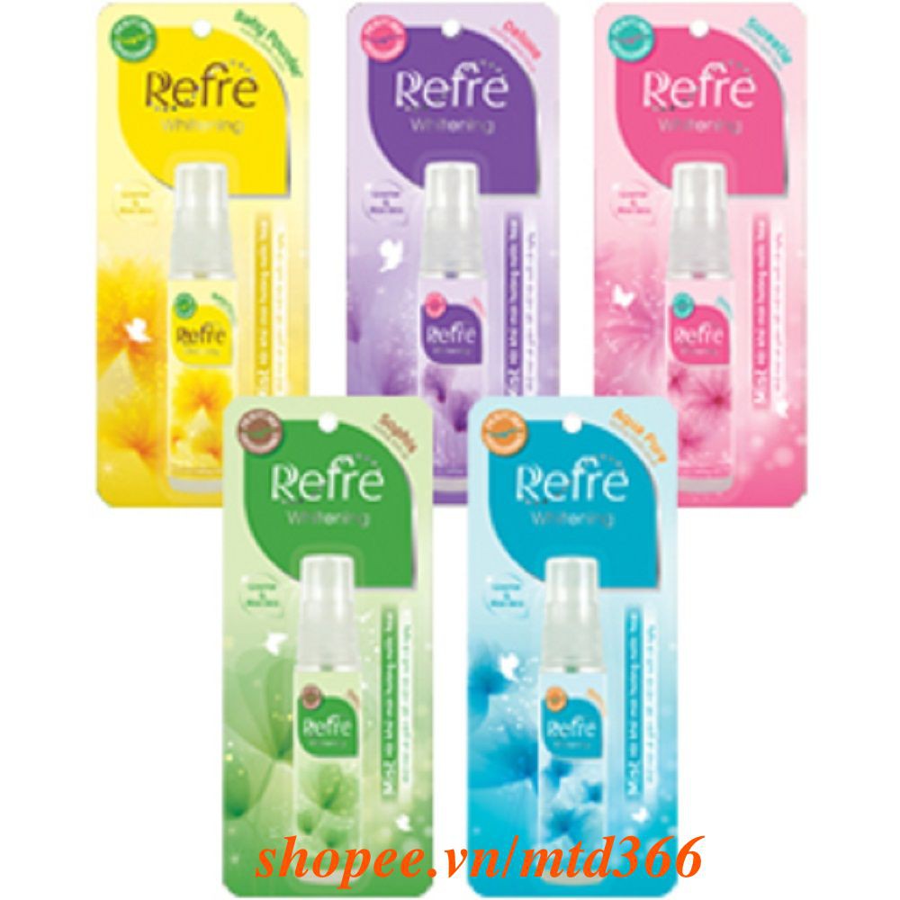 Xịt Khử Mùi Refre 30ml Với Nhiều Phân Loại Giúp Bạn Dễ Lựa Chọn Hơn | BigBuy360 - bigbuy360.vn