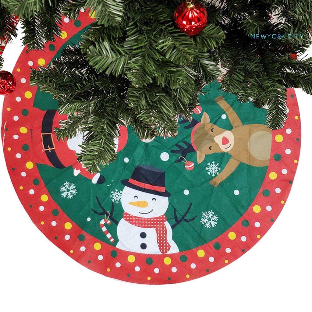 Chân Váy Mềm Mại Màu Trắng Dùng Trang Trí Cây Thông Giáng Sinh