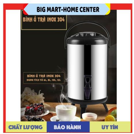 [Mã LIFEXANH24 giảm 10% đơn 99K] Bình ủ Trà Sữa, phích giữ nhiệt. 3 Lớp Giữ Nhiệt Inox 6L, 8L, 10L, 12L