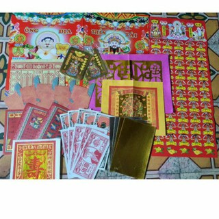 1 PHẦN GIẤY MÙNG 10 (KÈM BÀI KHẤN GIẤY ĐỎ)