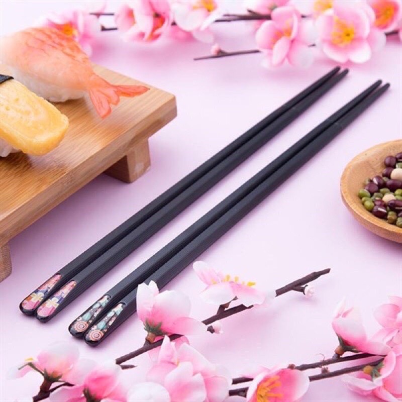10 đôi đũa hoa anh đào xuất Nhật chống mốc cao cấp hàng loại 1