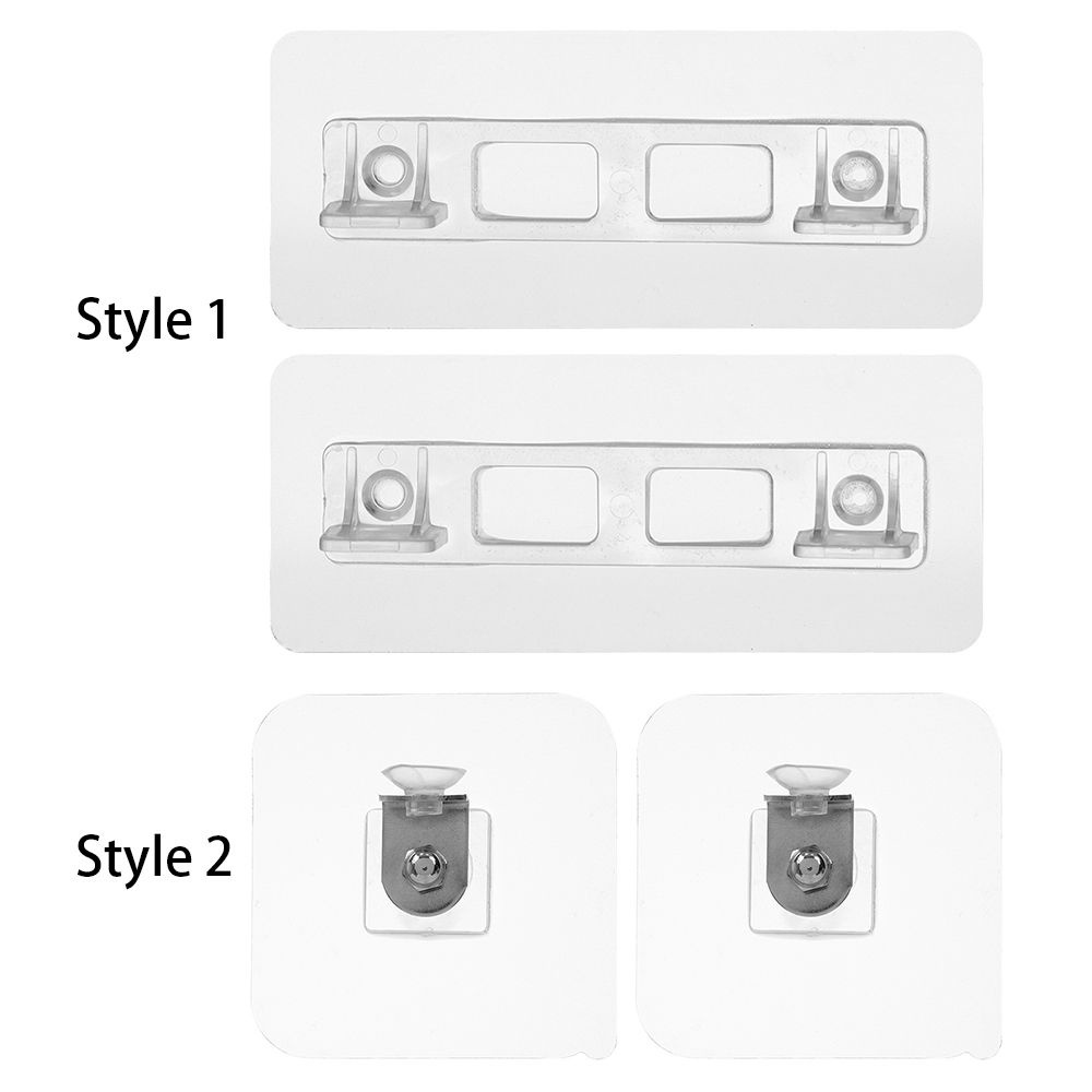 Set 2 Móc Treo Đồ Gắn Tường Chịu Lực Tốt Không Cần Khoan Lỗ Kèm Ốc Vít Tiện Dụng