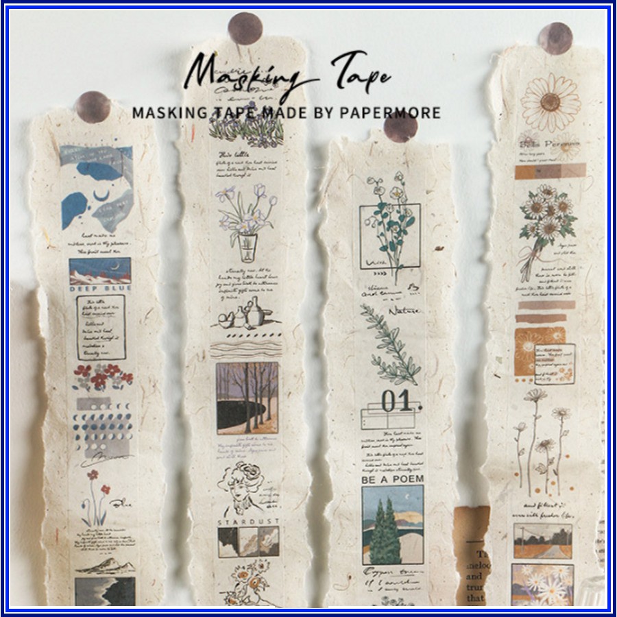 Hình dán trang trí Sticker Paper more, 30x350mm