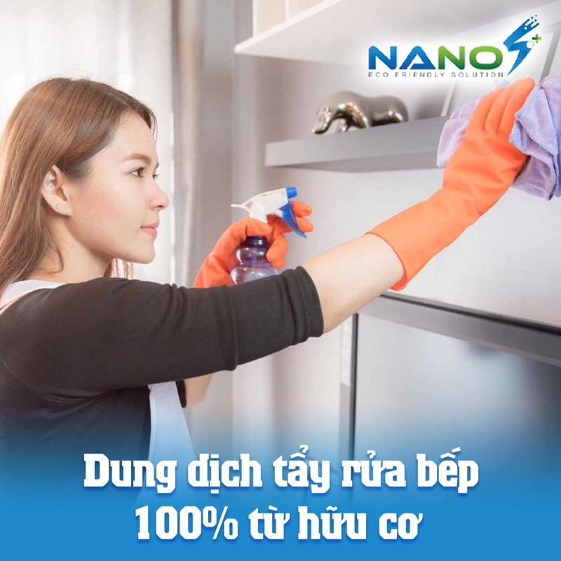 Dung dịch tẩy rửa nhà bếp Nano Bạc ( 500ml )