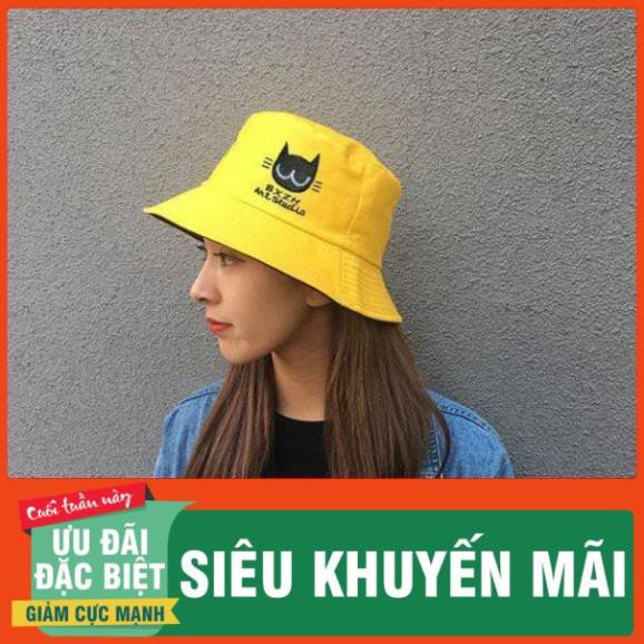 [NHIỀU MÀU] Nón Bucket Mèo BXZH B12_Mũ Bucket Nhiều Màu Dễ Chọn Lựa Phối Đồ