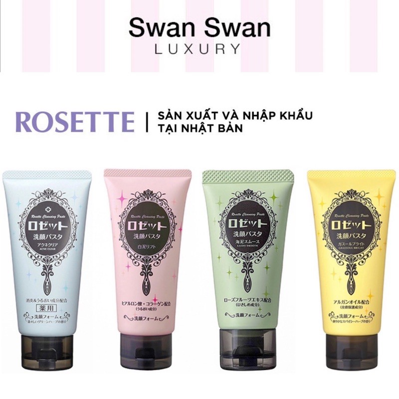 Sữa Rửa Mặt Rosette Nhật Bản 120g