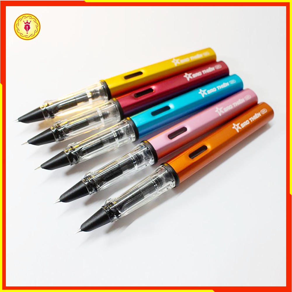 Bút Mực Sao Thiên S011 Ngòi Kim Tinh Lá Tre Tự Tạo Thanh Đậm - Luyện Chữ