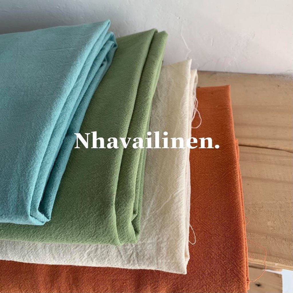 Vải Thô Đũi Trơn - Nhà Vải Linen Thoải Mái Mát Mẻ Thấm Hút Mồ Hôi Tốt Thiết Kế Sắc Xảo Đầy Cá Tính Dịu Dàng