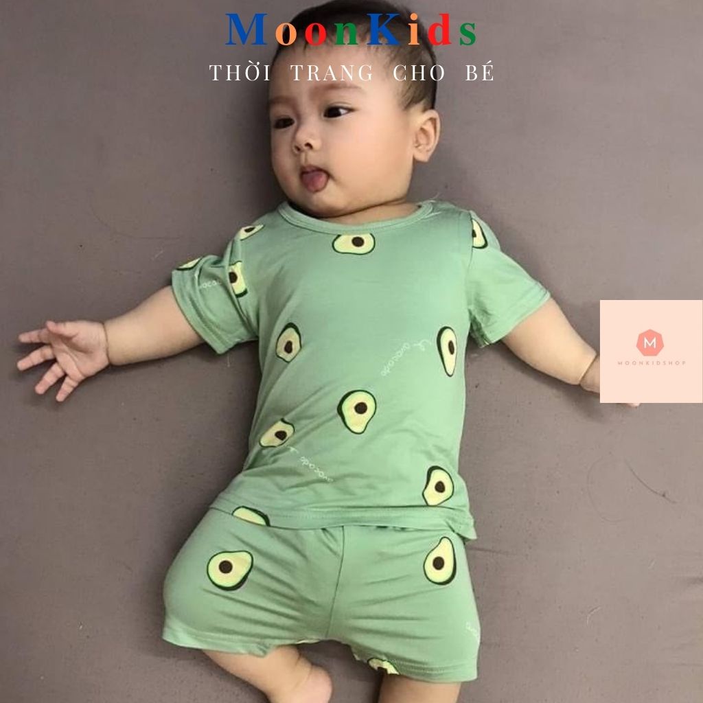 Bộ Thun Lạnh Cộc Tay Minky MomQUẦN ÁO CỘC TAY 100% thun lạnh dành cho bé trai,gái từ 6-18kg,có sẵn giao ngay