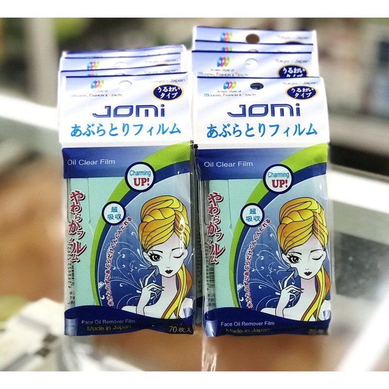 GIẤY THẤM DẦU JOMI NHẬT BẢN GÓI 70 tờ
