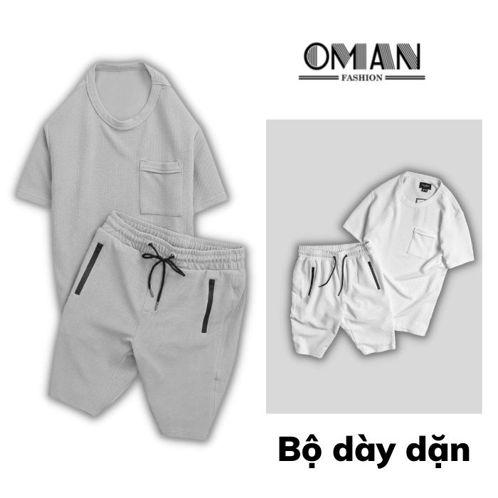 Đồ bộ nam - bộ thể thao nam vải thun cotton cao cấp - OMAN BH23