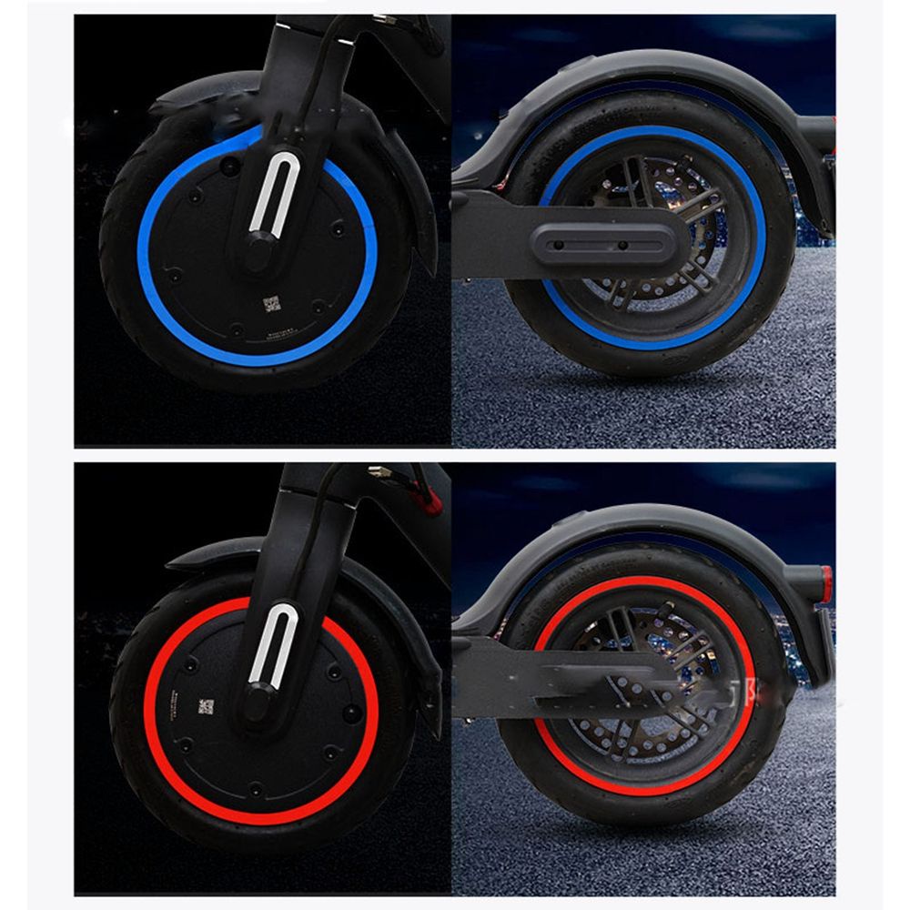 Miếng dán phản quang 7 màu chống thấm nước trang trí bánh xe Scooter Xiaomi M365 Pro DIY