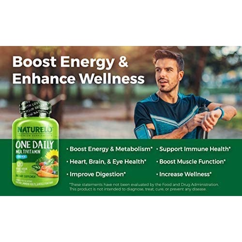 Naturelo One Daily Multivitamin For Men - Viên uống bổ sung vitamin tổng hợp cho nam giới 120 viên