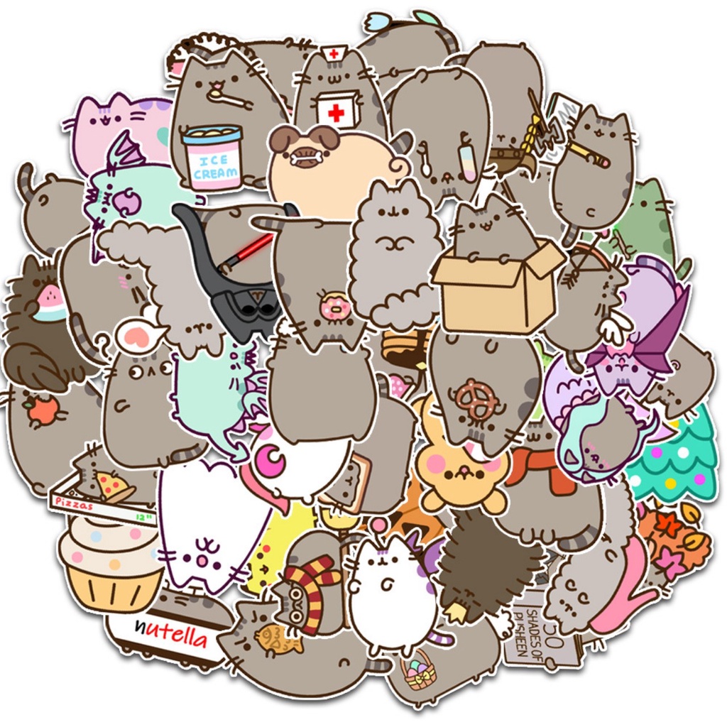 Bộ 10 Sticker Siêu Đẹp, Cute - Giao mẫu ngẫu nhiên