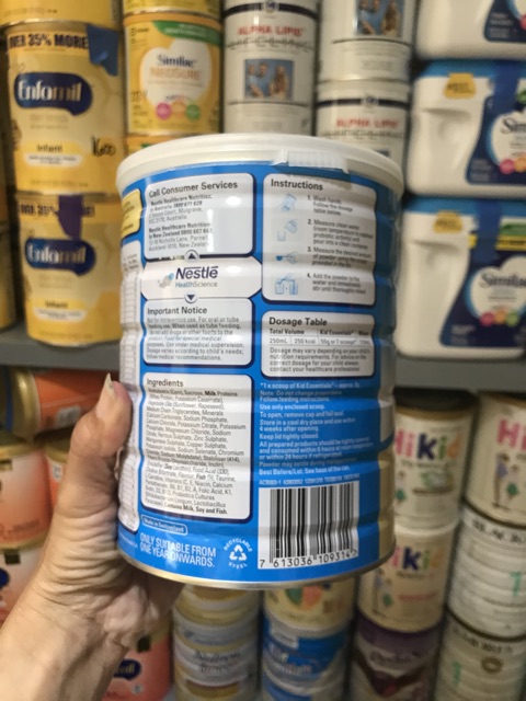 Sữa Kid Essentials 800g của Úc (date 2022)